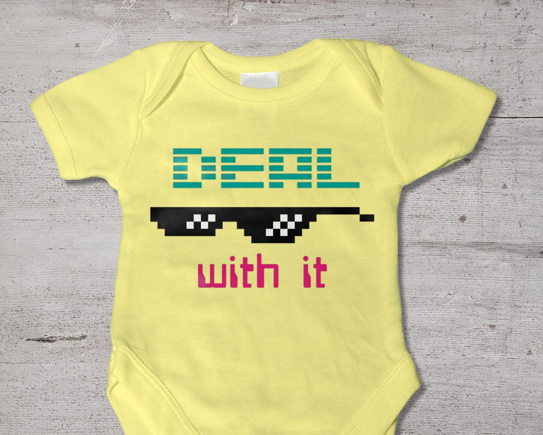 Deal With It Sunglasses Svg File Template Etsy