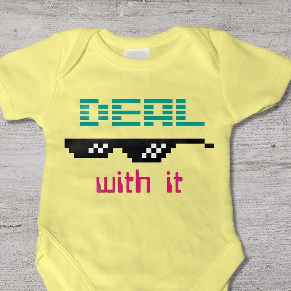 Deal With It Sunglasses SVG File Template