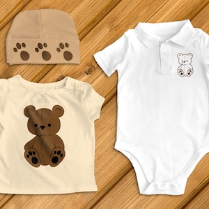 Teddybeer SVG Bestand Snijden Sjabloon