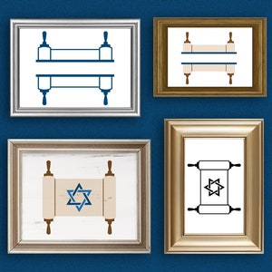 Torah Duo SVG File Cutting Template