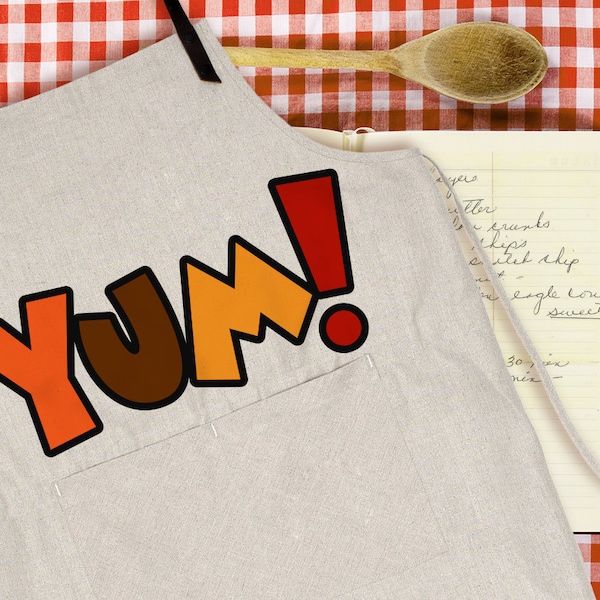 YUM! Food and Cooking SVG File Template
