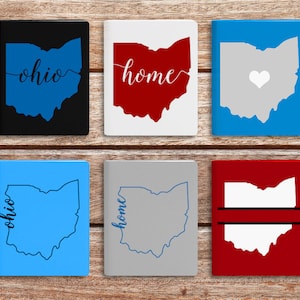 State of Ohio SVG File Cutting Template Set