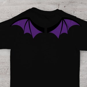 Plantilla de archivo SVG de Halloween de Bat o Dragon Wings