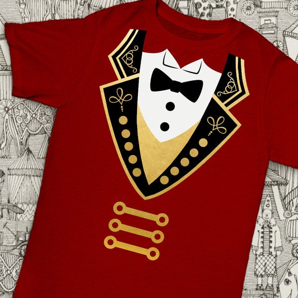 Circus Ringmaster Coat and Tuxedo SVG File Cutting Template