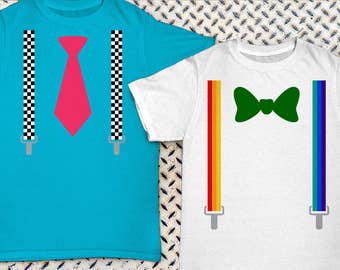 Fancy Suspenders SVG File Template Set
