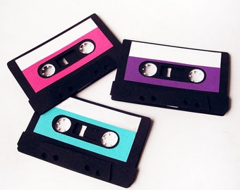3D or Flat Mix Tape SVG File Cutting Template