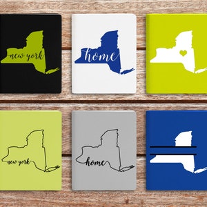 État de New York SVG Fichier Cutting Template Set