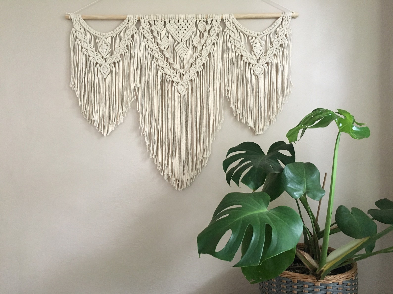 Large Macrame Wall Hanging Modern Macrame Wall Tapestry for Etsy Polska