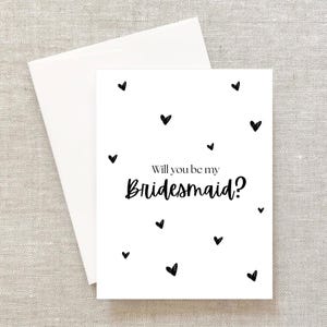 Will You Be My bruidsmeisje kaart/bruidsfeest/huwelijksfeest, voorstel bruidsmeisje, kaart bruidsmeisje vragen, bruiloft planning