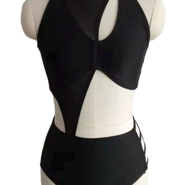 Custom Inked TNeck Leotard with Fin - Hologram main image 0