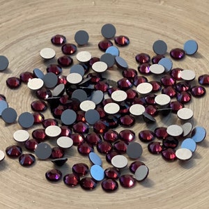 Amethyst Glass Rhinestones SS20 Bulk Flatback NonHotfix