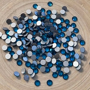 Blue Zircon Glass Rhinestones SS20 Bulk Flatback NonHotfix