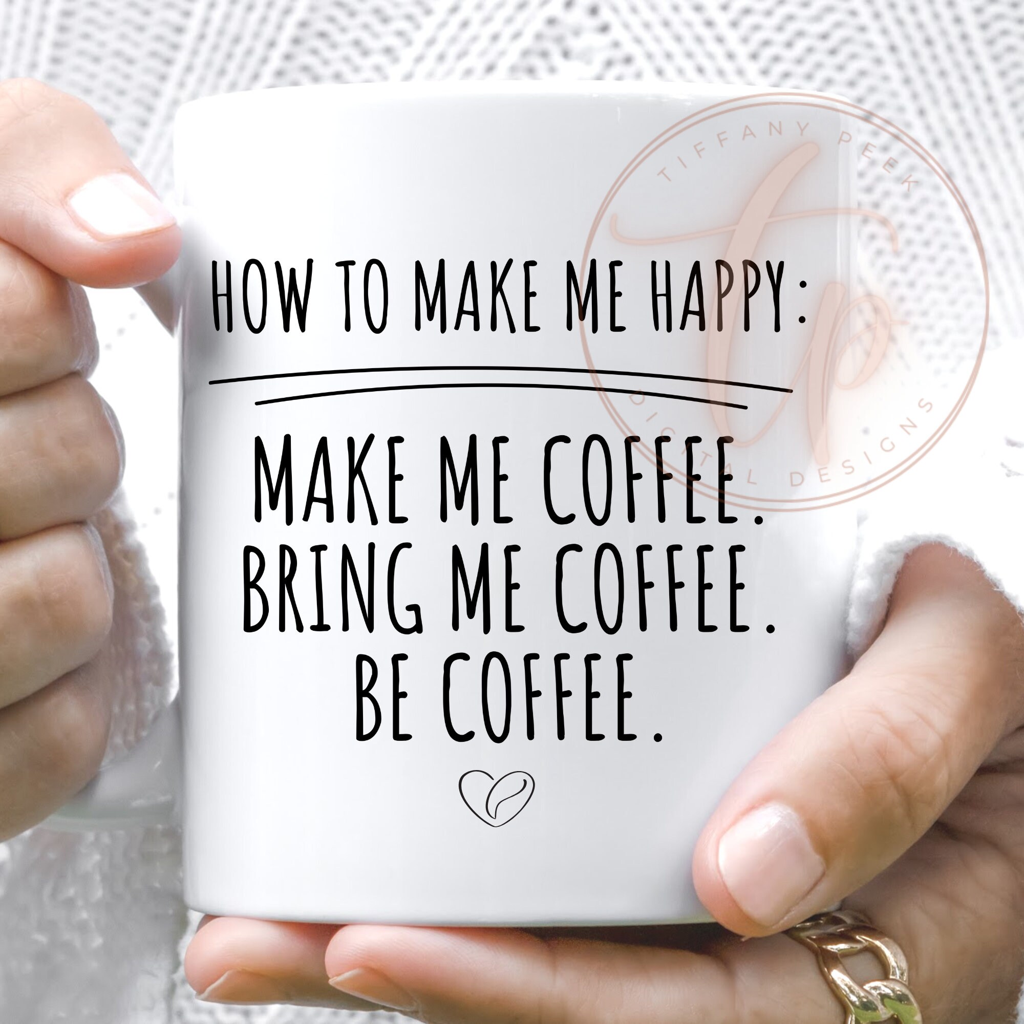 Coffee Makes Me Happy PNG Instant Download Digital Download Etsy