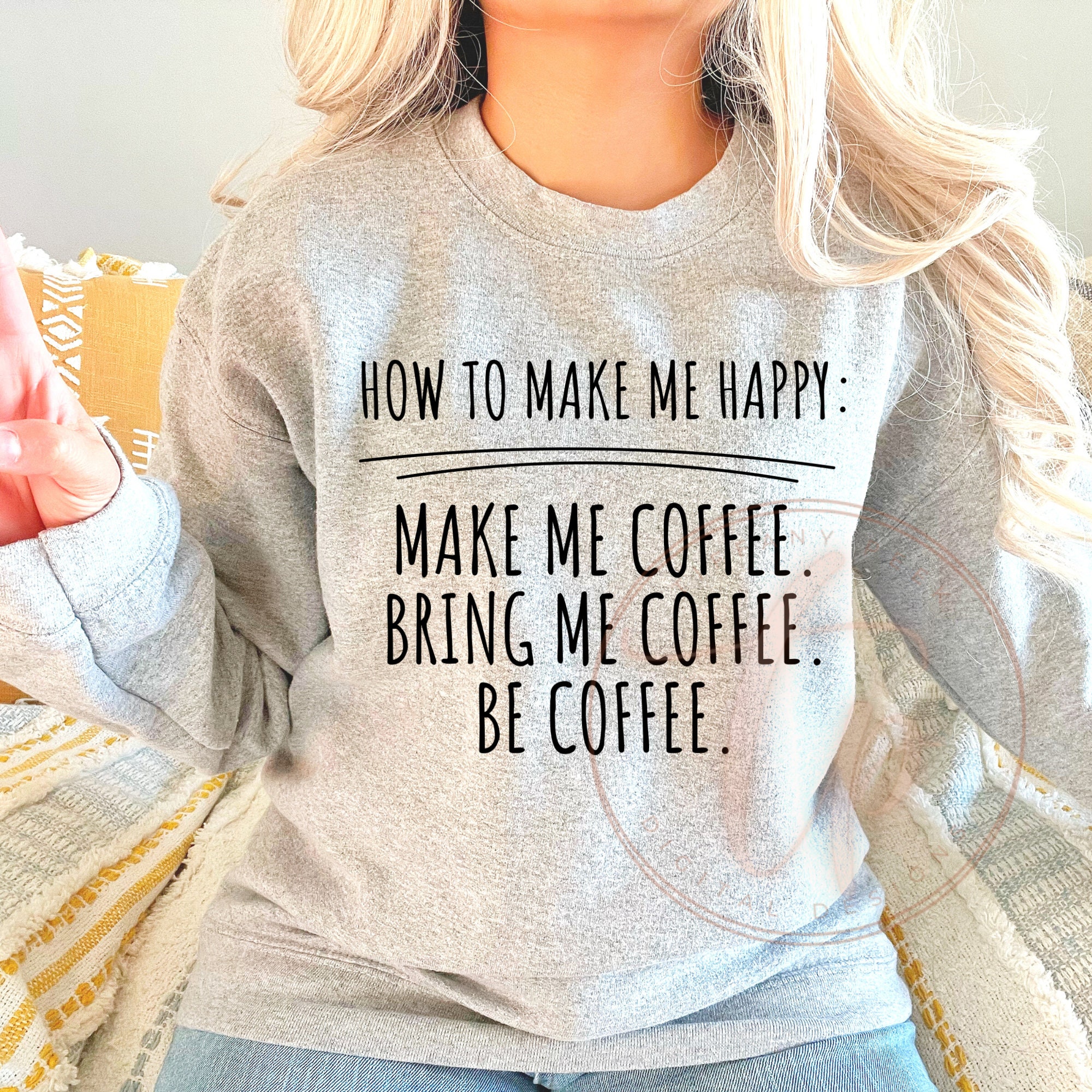 Coffee Makes Me Happy PNG Instant Download Digital Download Etsy