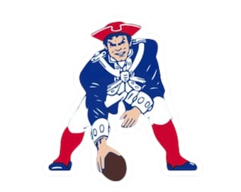 Vintage New England Patriots Kiss-Cut Sticker