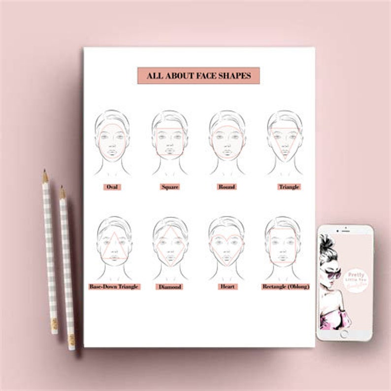 Makeup Artist Face Chart Face Chart Face Shape Guide Face Etsy Makeup Artist Face Chart Face Chart Face Shape Guide Face Etsy
