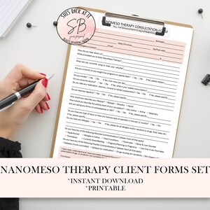 NanoMeso Therapy Client Forms, Mesotox Consent Form, Meso Botox Client Forms, Nano Mesotherapy Consent Form, NanoMeso Therapy Intake Form