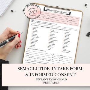 Formulaire de prise en charge du sémaglutide pour injection, formulaire de consentement du sémaglutide, apport pour régime amaigrissant, contrat d'amaigrissement, apport Wegovy, formulaire pour apport d'Ozempic