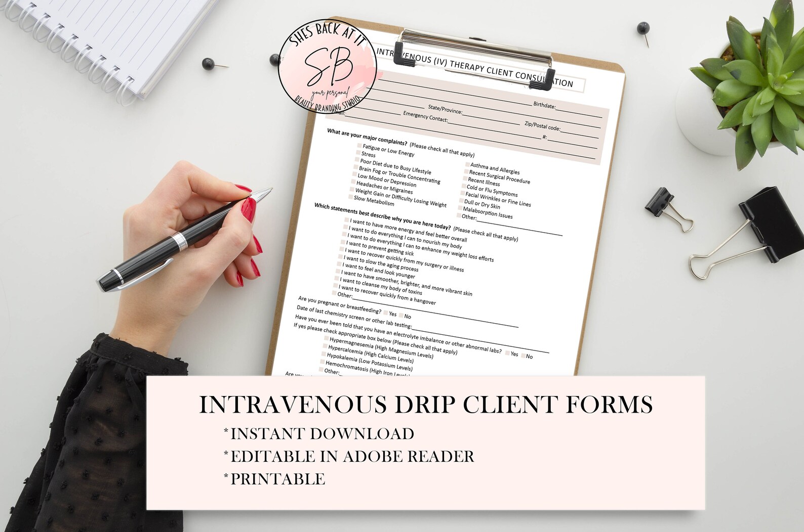 Iv Infusion Forms.pdf IV Therapy Consent, Intravenous Therapy Client Forms, Iv Drip Intake ...