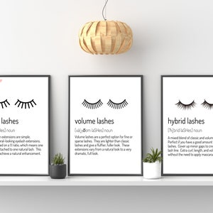 Aesthetic Room Decor, Lash Room Decor, Printable Wall Art, Beauty Salon Decor, Lash Decor, Lash Decor for Room, Eyelash Decor, Hair Salon