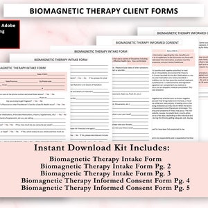 Biomagnetic Therapy Consent Form