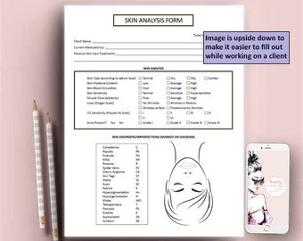 Haut-Analys- & Anwendungsdiagram, Haut-Analyzer, Hautbehandlungs-Diagramm, Gesichtsmaske, Hautpflege-Beratungsmaske, Hautpflege