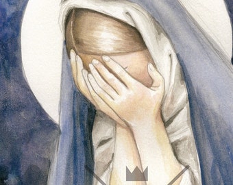 The Sorrowful Mother Art Print