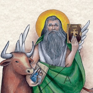 Saint Luke the Evangelist Art Print