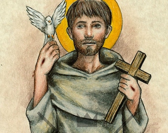 Saint Francis of Assisi Art Print
