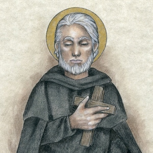 Saint Peregrine Laziosi Art Print