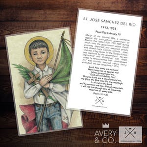 Card. Preghiera di San José Sánchez del Río