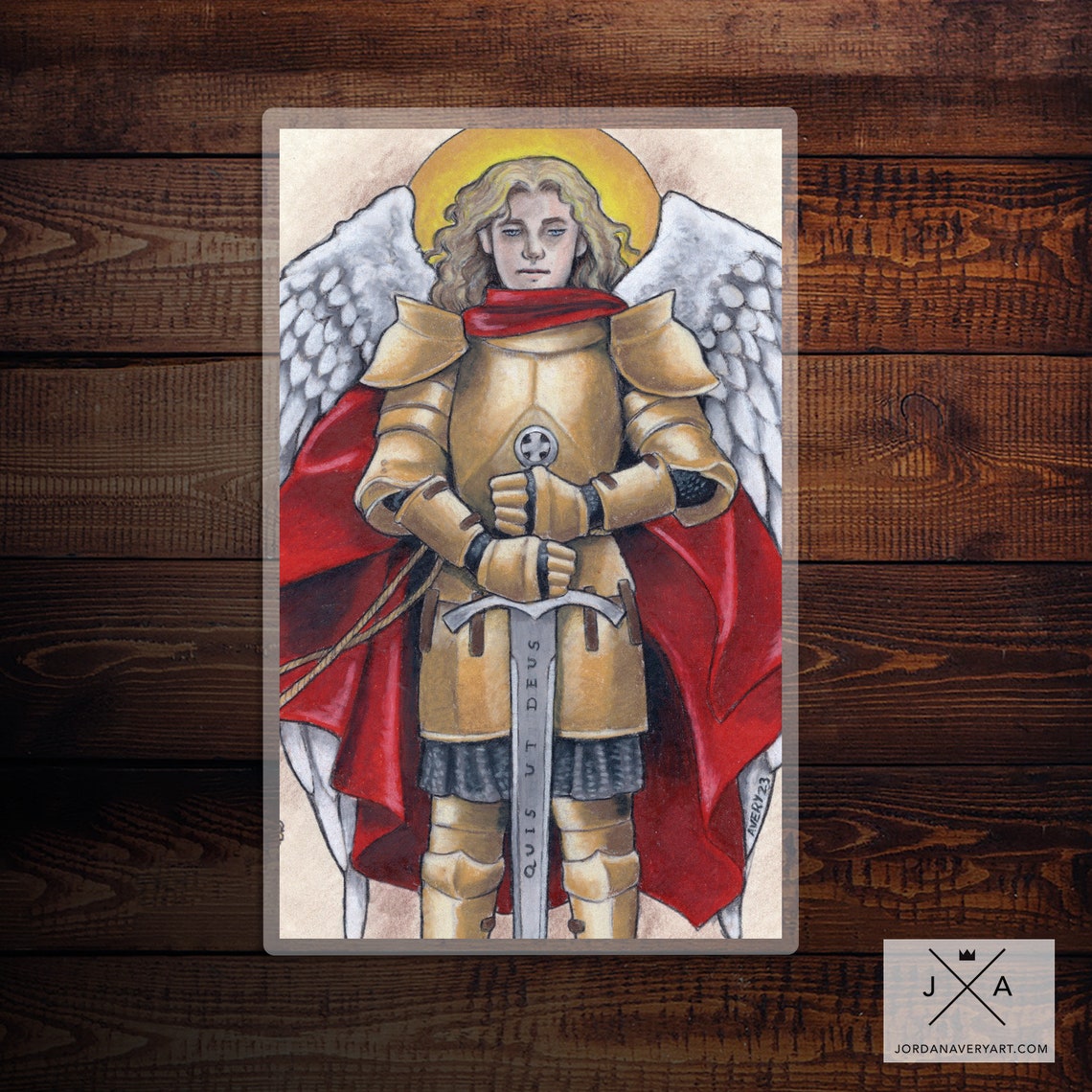 Saint Michael the Archangel Prayer Card B - Etsy