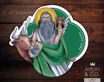 Saint Luke the Evangelist Vinyl Sticker