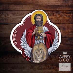 Saint Mark the Evangelist Vinyl Sticker