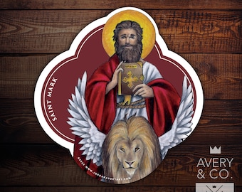 Saint Mark the Evangelist Vinyl Sticker