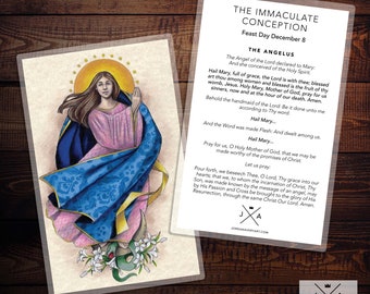 Immaculate Conception Prayer Card