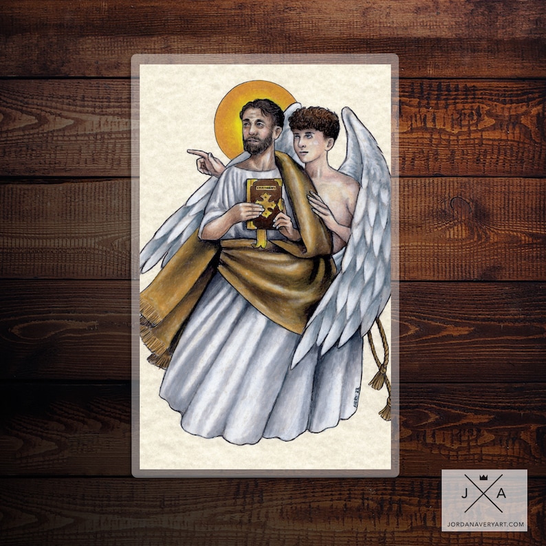 Saint Matthew the Apostle Prayer Card - Etsy