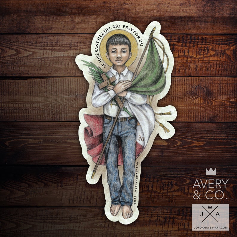 Sanchez Stickers Saint Jose Sanchez Vinyl Sticker - Etsy