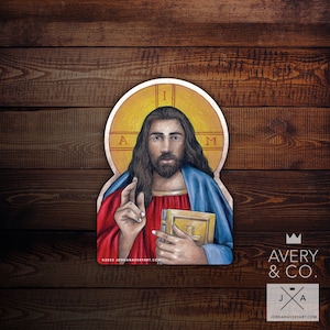 Christ the Pantocrator Vinyl Waterproof Sticker