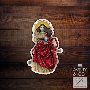 Saint Mary Magdalene Vinyl Waterproof Sticker