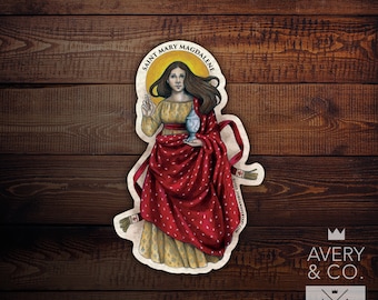 Naklejka winylowa wodoodporna Święta Maria Magdalena