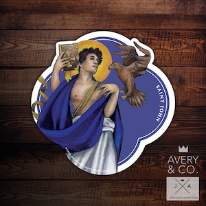 Saint John the Apostle Vinyl Sticker