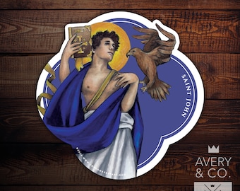 Saint John the Apostle Vinyl Sticker