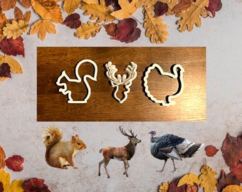 Fall Animals Cookie Cutter set