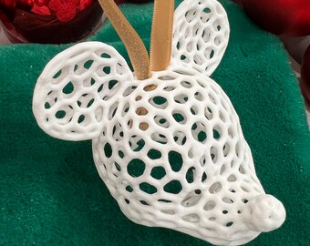 Mickey Mouse Voronoi Christmas Ornament | Cute Disney Gifts