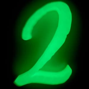 Glow in the Dark House Numbers and Letters for your Front Door UP TO 4 CHARACTERS image 4