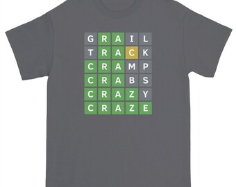 Wordle Game T-shirt -- Ultrasoft Unisex Crewneck T-shirt