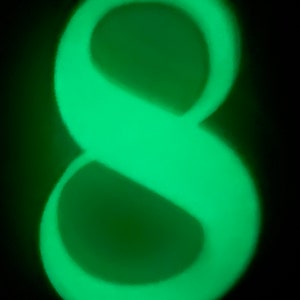 Glow in the Dark House Numbers and Letters for your Front Door UP TO 4 CHARACTERS image 7