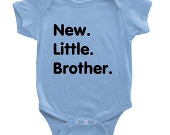 New Little Brother Baby Clothes | Baby Boy Clothes | New Little Brother Bodysuit