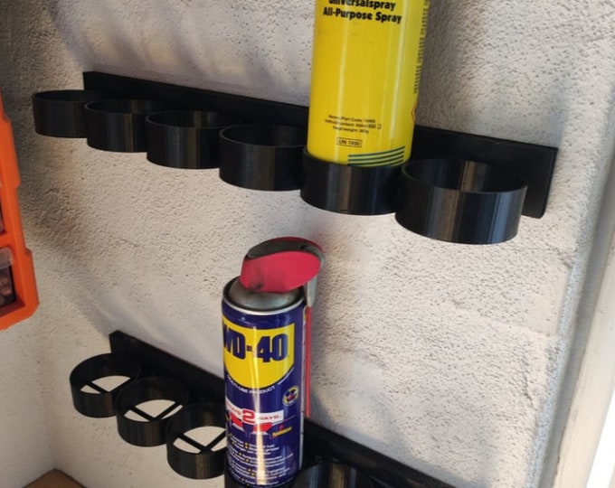 Spray Can Holder Accessory Garage Mount Spray Can Spray Can Organizer Aerosol Storage Shelf